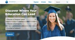 Desktop Screenshot of degreesearchonline.com