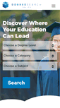 Mobile Screenshot of degreesearchonline.com